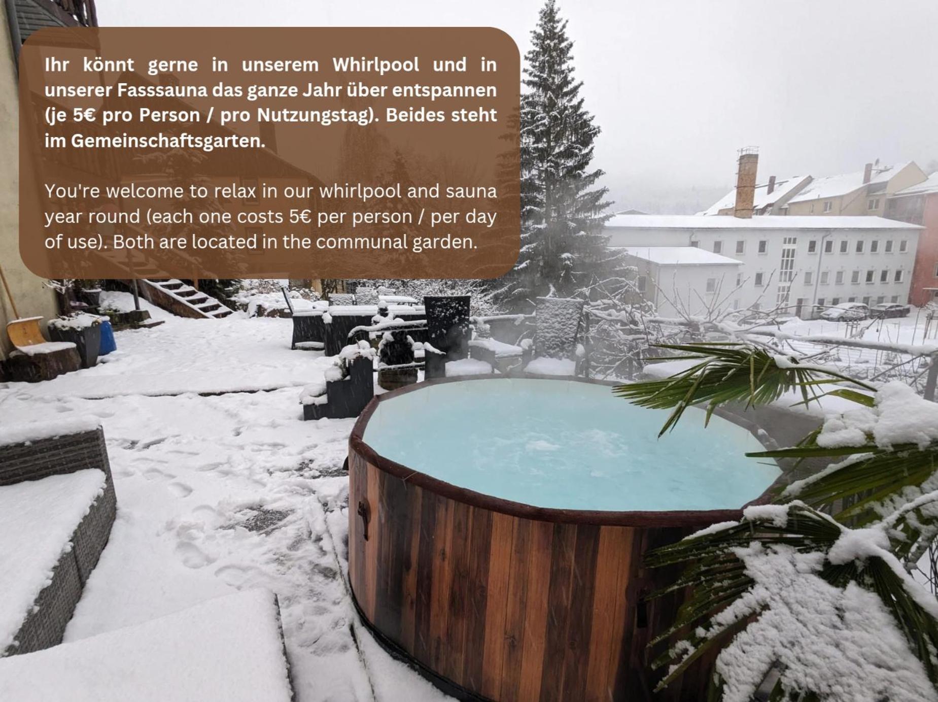 Zi1 - Urlaubsmagie - Erholung Mit Whirlpool & Sauna Зебниц Екстериор снимка